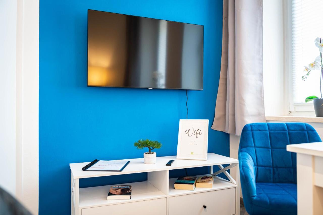 Apartmento Blue Magdeburg - Zentral - Wifi - Netflix Extérieur photo